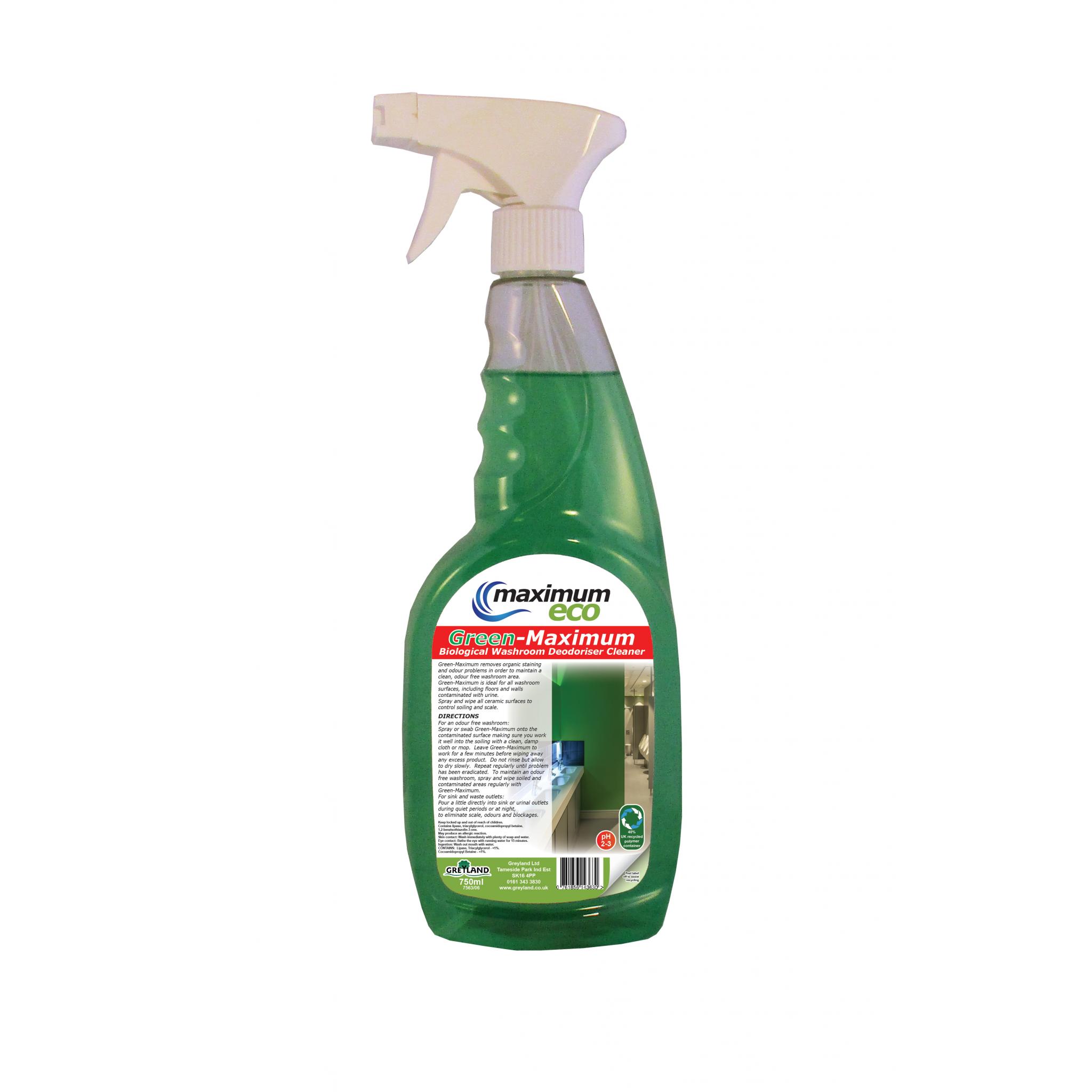 Maximum Eco Green Maximum Biological Washroom Cleaner Greyland Limited