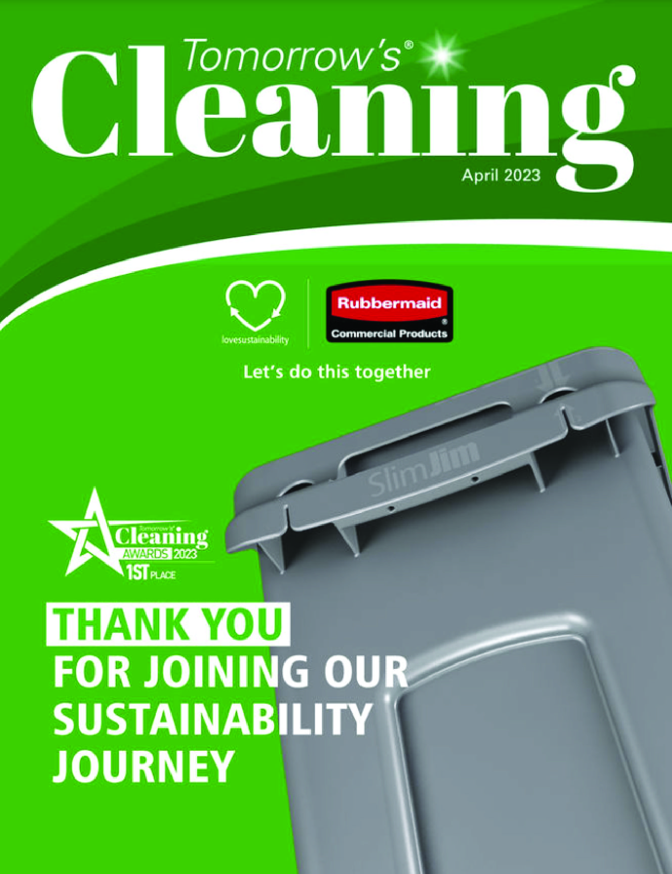We are featured in Tomorrows Cleaning April 2023 sustainability edition magazine! 