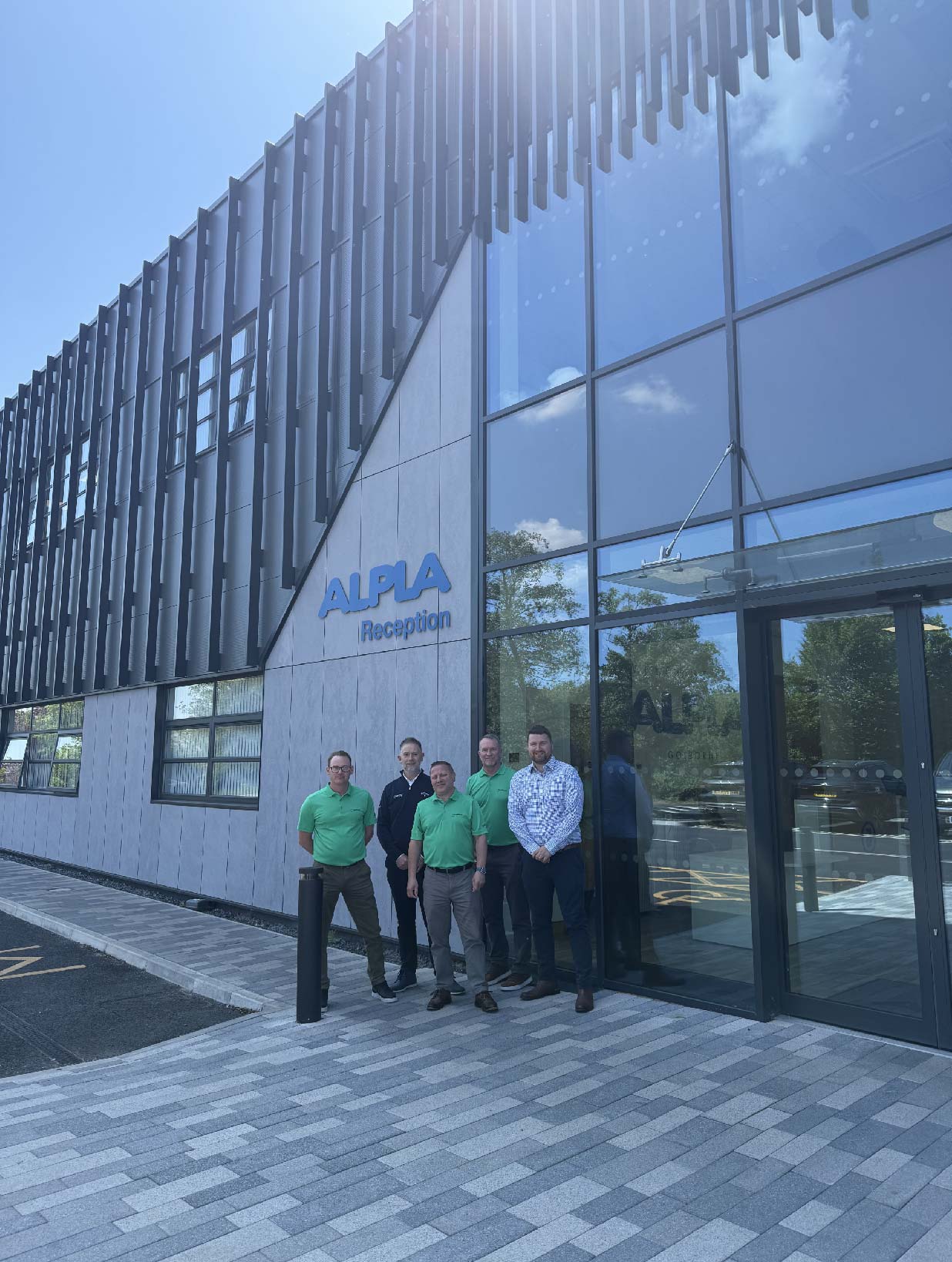 Greyland visit ALPLA Golborne site 
