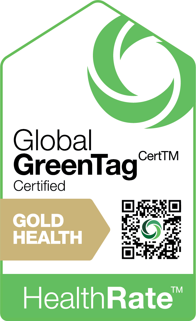 We are Global GreenTag certified! 