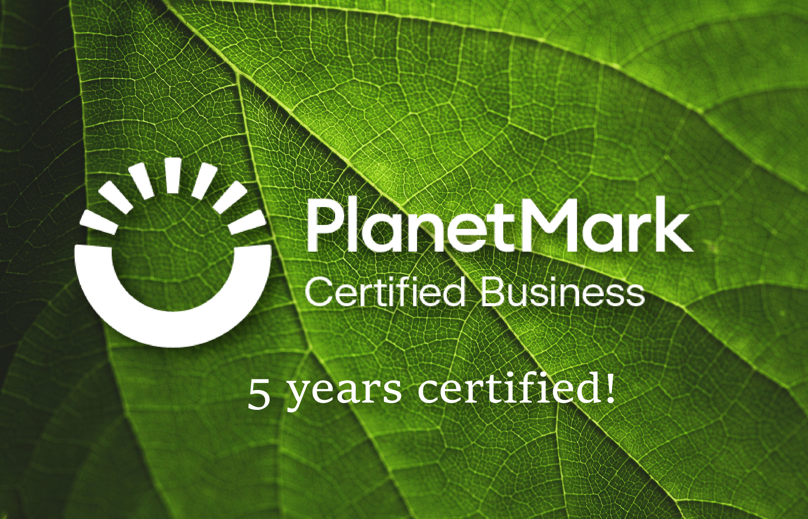Greyland are Planet Mark certified for the 5th year running!